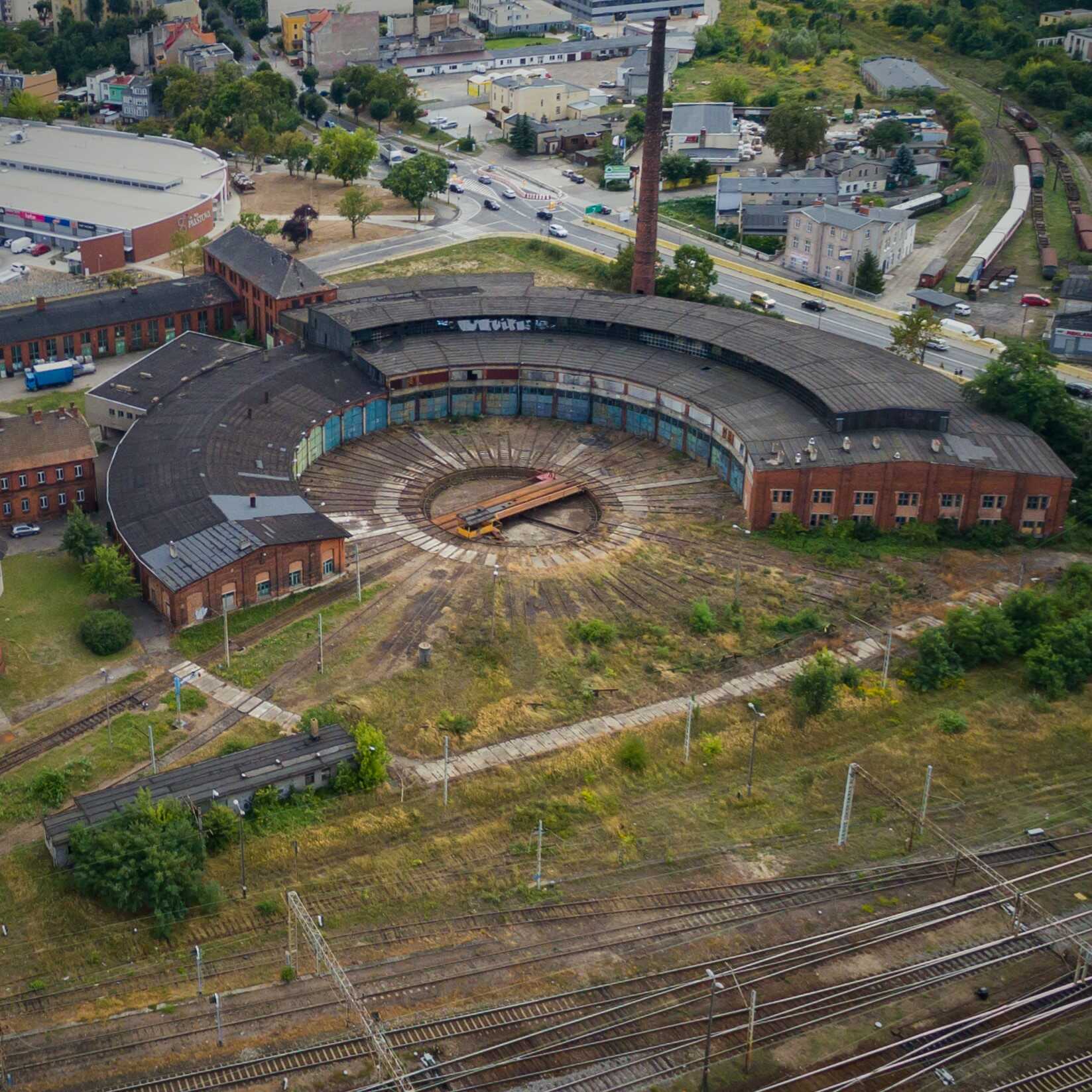 Steam engine roundhouse, dla miłośników kolei